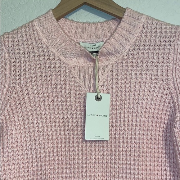Lucky Brand Pink Knit Sweater - Picture 6 of 10